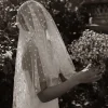 Large Polka Dot Midi Veil