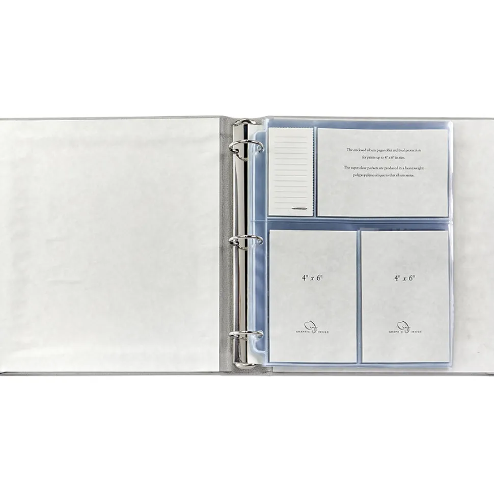 Large Ring Clear Pocket Album