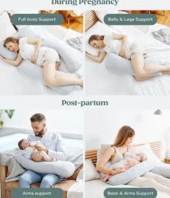 Large Wraparound Pregnancy Breastfeeding Pillow B.LOVE XXL