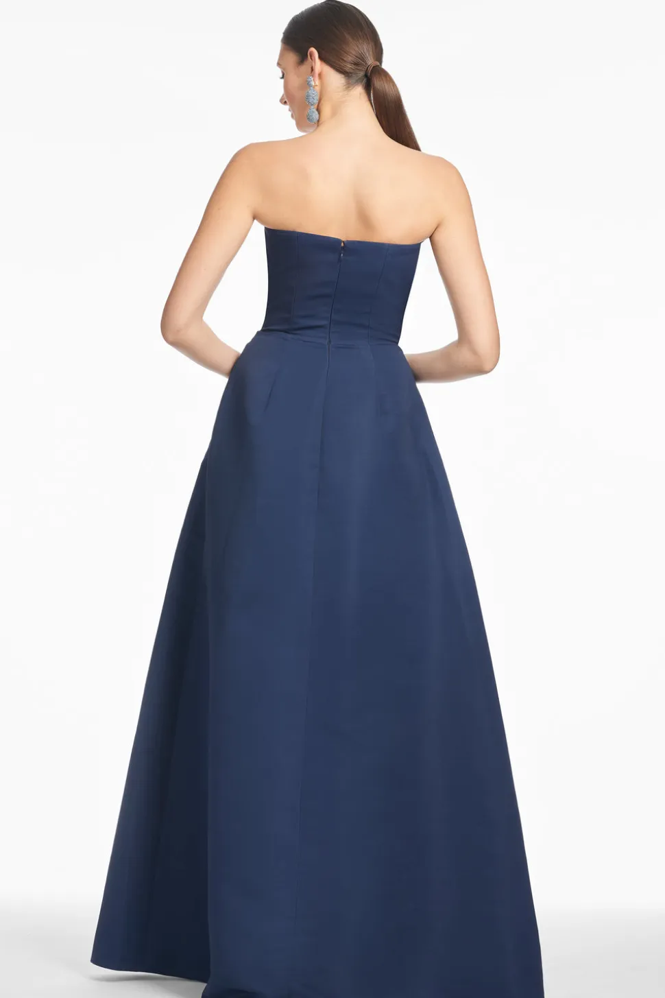 Larisa Gown in Navy Cascade