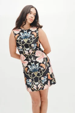Laurel Dress in Floral Vines