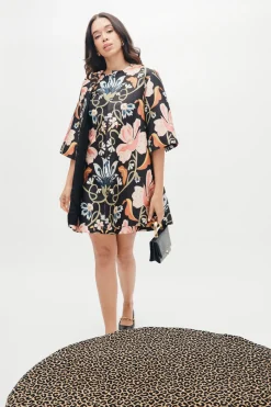 Laurel Dress in Floral Vines