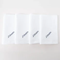 L’Chaim Dinner Napkins, Set of 12
