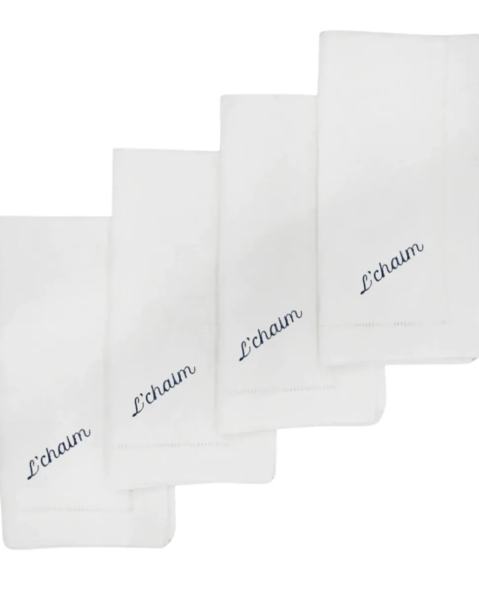 L’Chaim Dinner Napkins, Set of 12