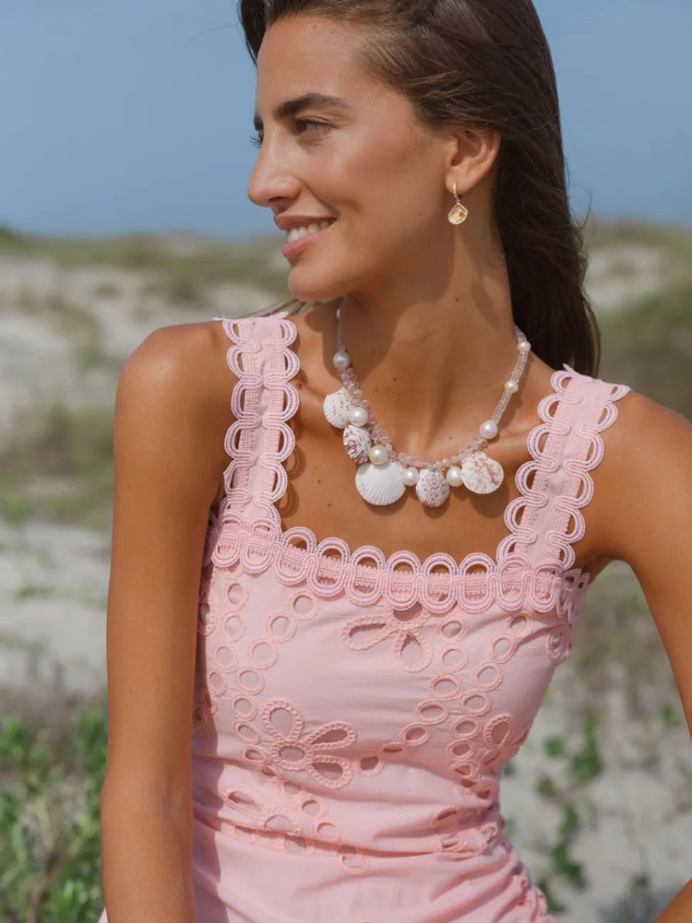 Le Bouquet Maxi Dress in Pink