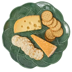 Le Panier Mystic Knot Charger/Platter in Basil