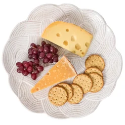 Le Panier Mystic Knot Charger/Platter in Whitewash