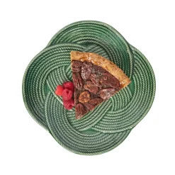 Le Panier Mystic Knot Dessert/Salad Plate in Basil