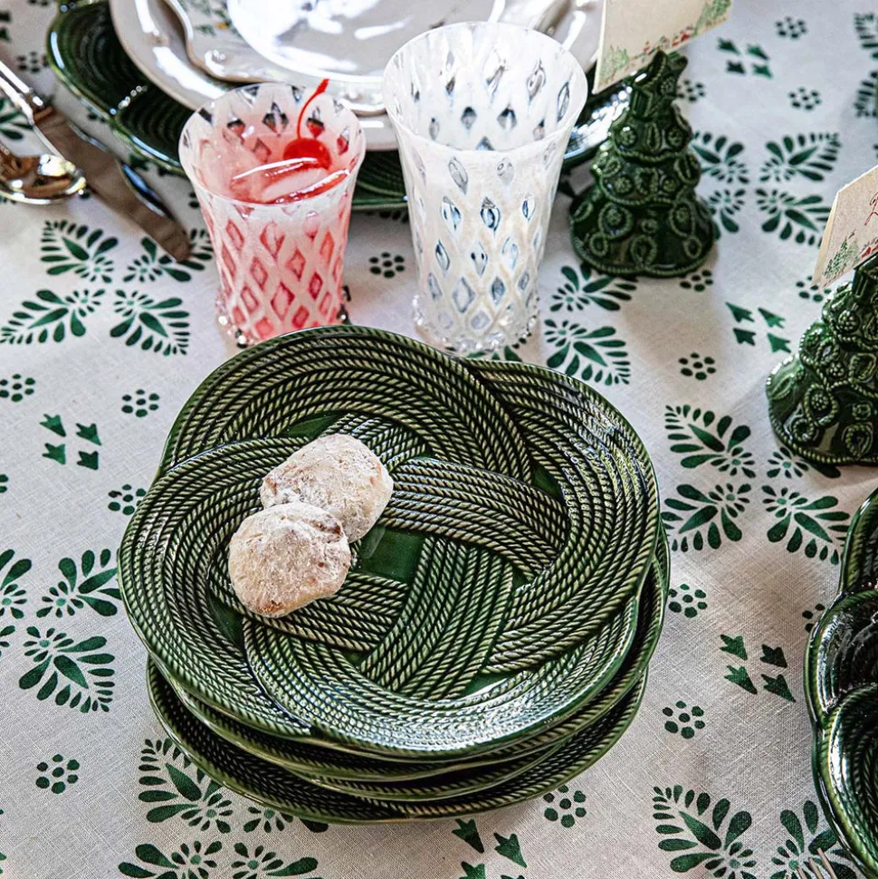 Le Panier Mystic Knot Dessert/Salad Plate in Basil