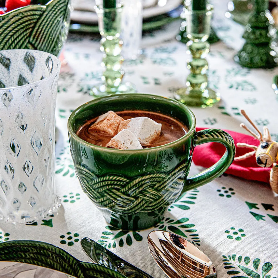 Le Panier Mystic Knot Mug in Basil
