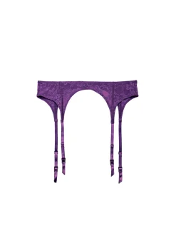 Le Stretch Lace Garter Belt