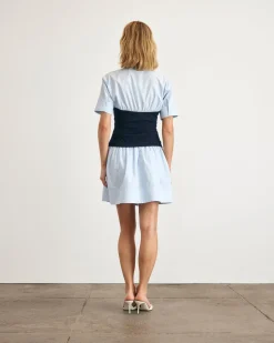 Leanne Dress in Oxford Blue & Maritime Blue