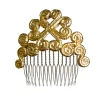 Leaves and Spiral Arabesque Comb