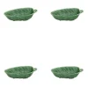 Leaves Bowl Banana 21" Leaf in Green, Set of 4