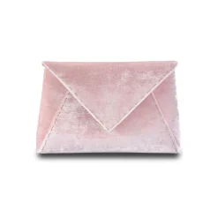 Lee Pouchet Small in Cherry Blossom Crushed Velvet