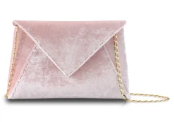Lee Pouchet Small in Cherry Blossom Crushed Velvet