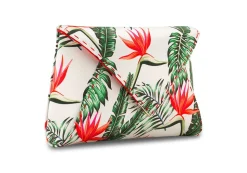 Lee Pouchet Small in Custom Birds of Paradise Satin