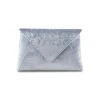 Lee Pouchet Small in Icy Blue Crushed Velvet