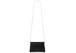 Lee Pouchet Small in Lava Swarovski Rock Crystal