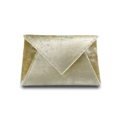 Lee Pouchet Small in Mirrored Gold Crushed Velvet