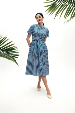 Leigh Ann Dress in Stripe