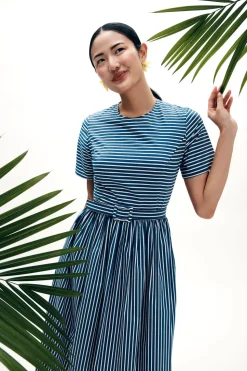 Leigh Ann Dress in Stripe