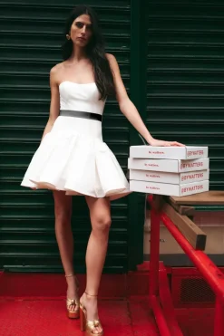 Leoni Dress in Ivory
