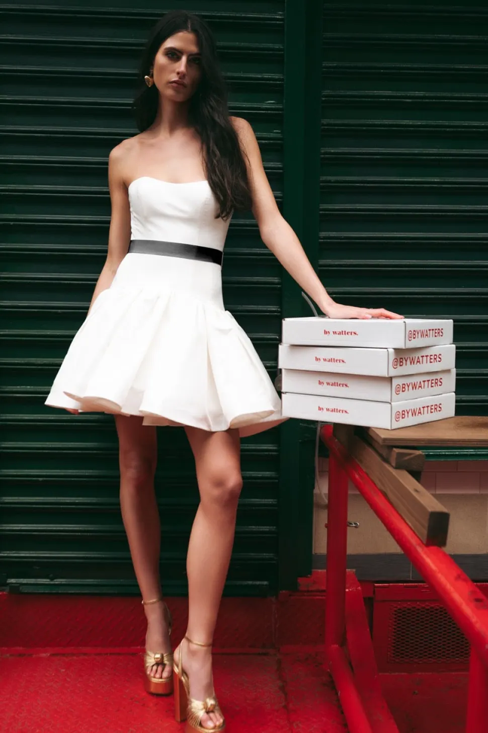 Leoni Dress in Ivory