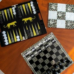 Leopard Chess Set