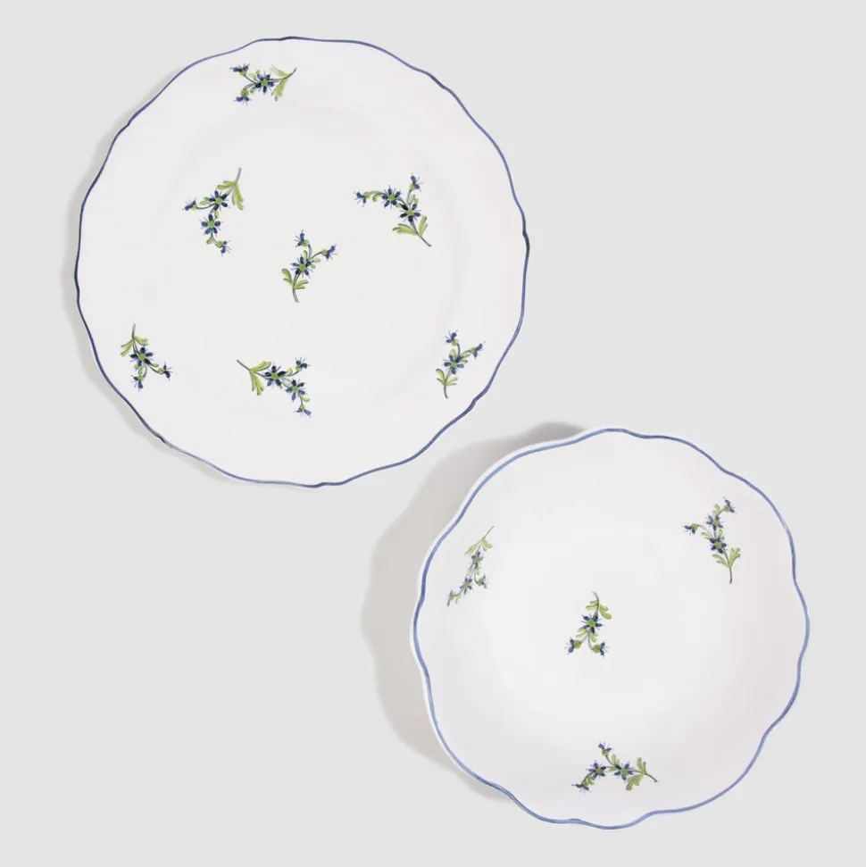 Les Bleuets Bowl, Bleu Egyptien et Vert