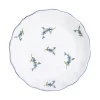 Les Bleuets Dinner Plate in Bleu Égyptien et Vert
