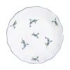 Les Bleuets Salad Plate, Bleu Égyptien et Vert
