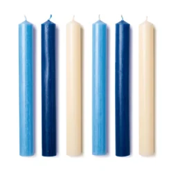 Les Dinner Candles in Blue