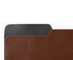 Letter Folder in Vintage Chestnut Leather
