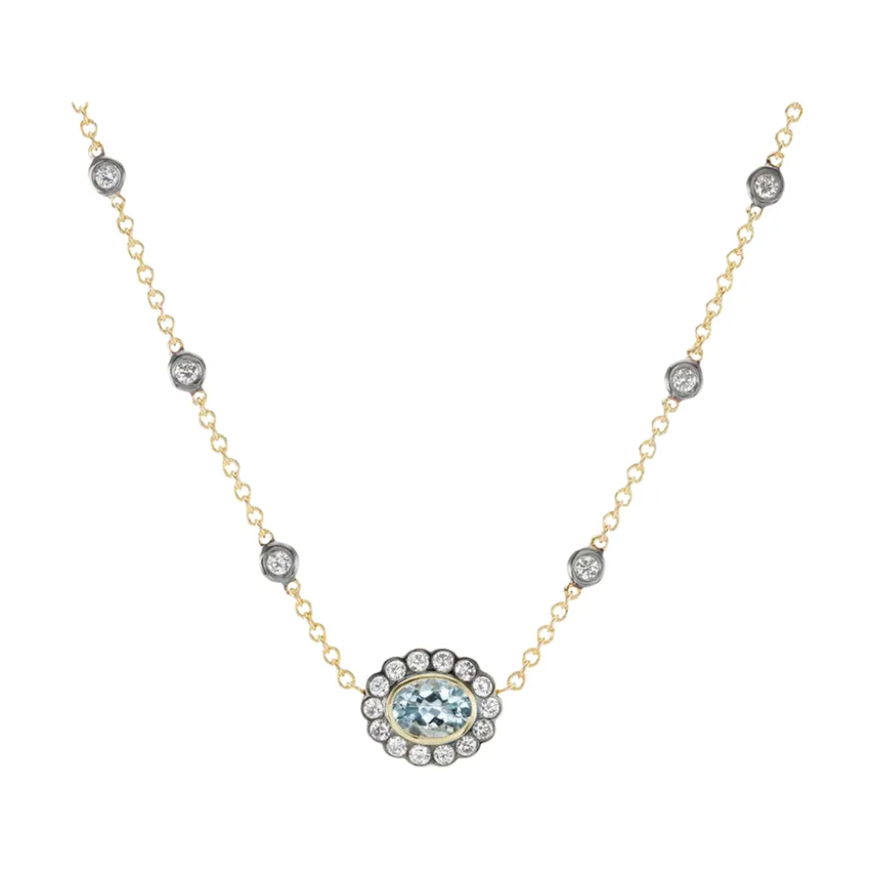Lexie Choker in Aquamarine