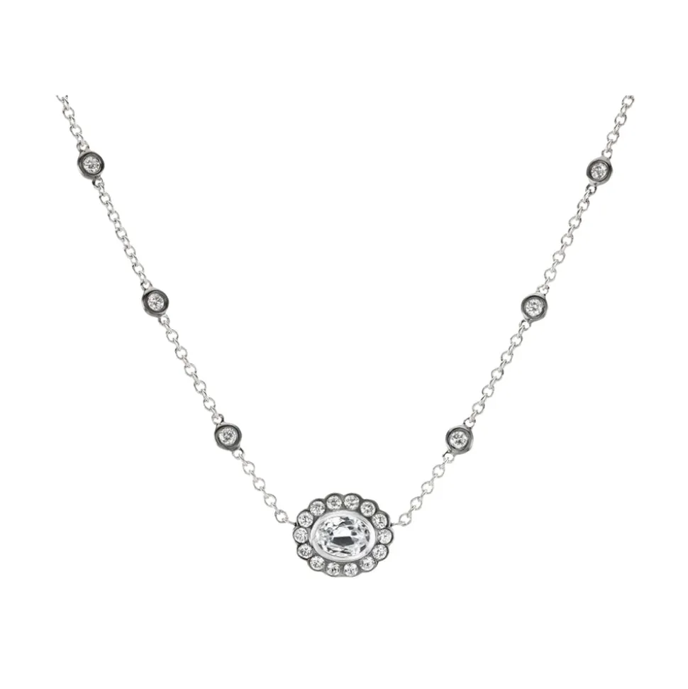 Lexie Choker in White Topaz