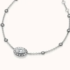 Lexie Choker in White Topaz