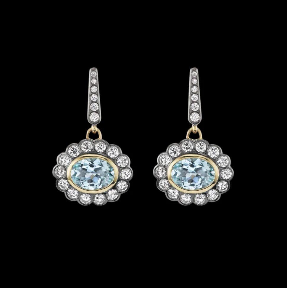 Lexie Earrings in Aquamarine