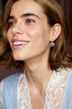 Lexie Earrings in Aquamarine