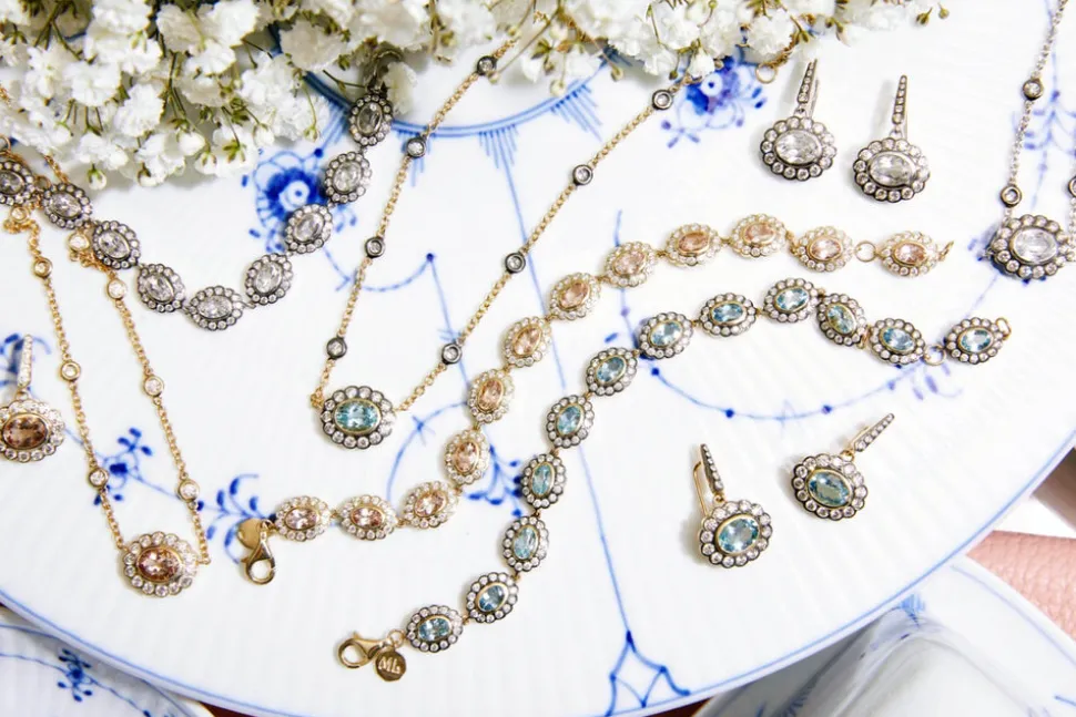Lexie Earrings in Aquamarine