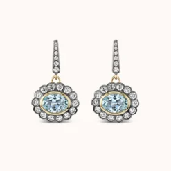 Lexie Earrings in Aquamarine