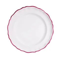 L'Horizon Dinner Plate in Framboise