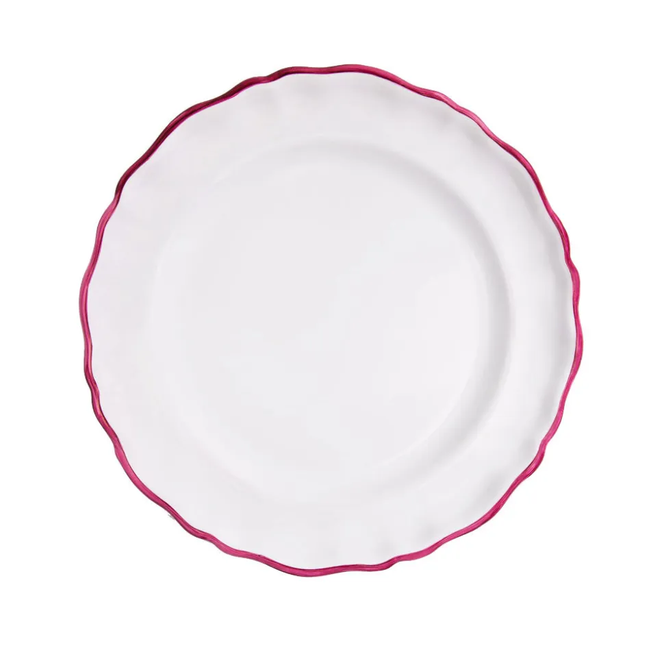 L'Horizon Dinner Plate in Framboise