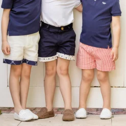 Liam Shorts in Rhode Island Red Seersucker