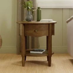 Liberty Assembled Nightstand in Natural Walnut