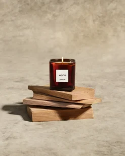 Library Candle in Wood