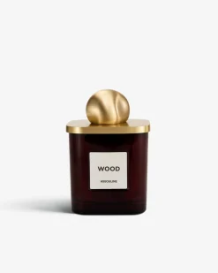 Library Candle in Wood