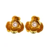 Lil Earrings in Crystal Antique Gold