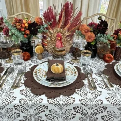 Lillian Napkin in Cocoa, Set of 4