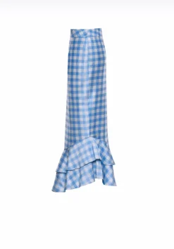 Lily Gingham Ruffle Skirt